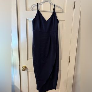 Pretty blue wedding guest dress!